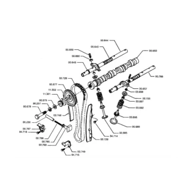 Komplet rozrządu MITSUBISHI 4G54