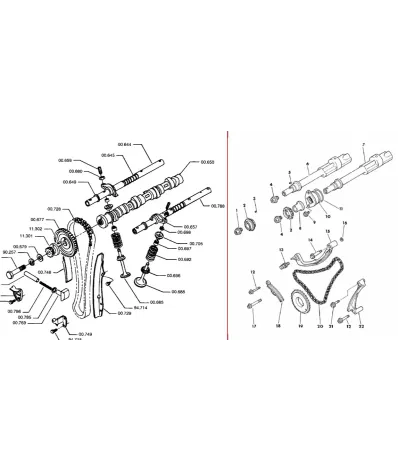 Komplet rozrządu MITSUBISHI 4G52