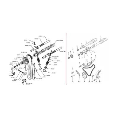 Komplet rozrządu MITSUBISHI 4G52