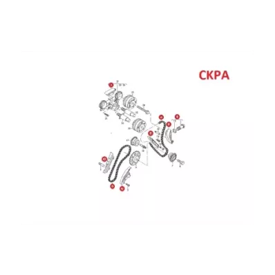 Komplet rozrządu VOLKSWAGEN CKPA