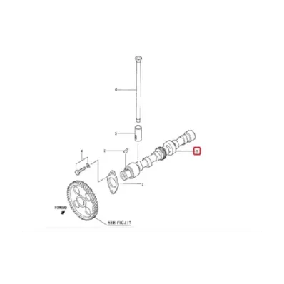 Wałek rozrządu MITSUBISHI S3L2