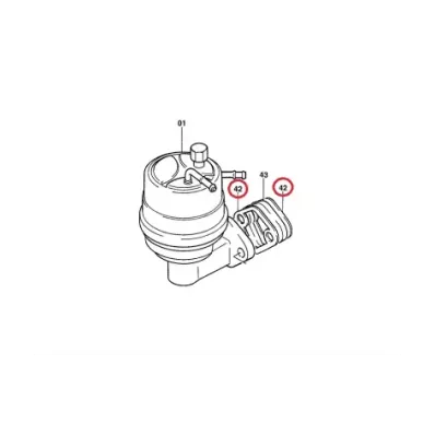 USZCZELKA POMPA PALIWA TOYOTA 4Y