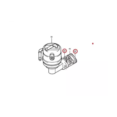 USZCZELKA POMPA PALIWA TOYOTA 5K