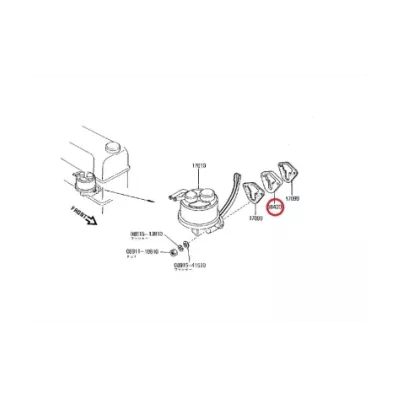 DYSTANS (USZCZELKA) POMPA PALIWA NISSAN H20