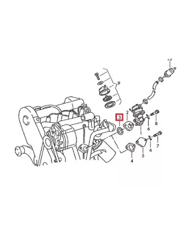Uszczelka (oring) pompy paliwa VOLKSWAGEN (VW) ADF
