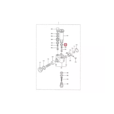 Uszczelka pompy paliwa MITSUBISHI  S4S-DT