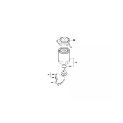 Pompa (filtr) paliwa TOYOTA (DIESEL) seria: 7/8