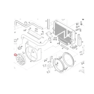 WIATRAK WENTYLATORA LINDE SERIA: 352