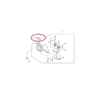 Uszczelka (pompa) pompy oleju NISSAN K21