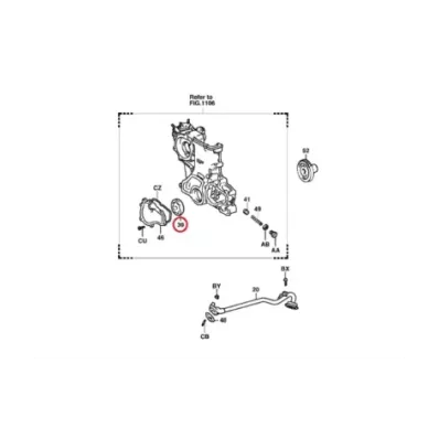 Pompa oleju TOYOTA 1FZ - WKŁAD