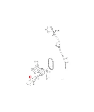 Smok pompy oleju VOLKSWAGEN (VW)  CPY