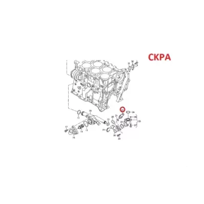 Czujnik temperatury silnika VOLKSWAGEN (VW) CKPA - wózek widłowy
