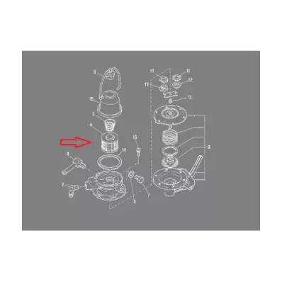 Filtr pompy paliwa NISSAN H20II