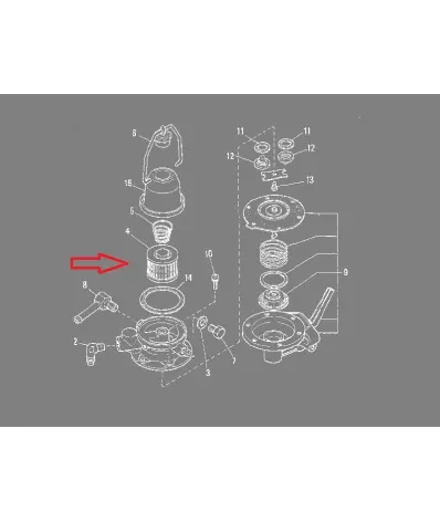 Filtr pompy paliwa NISSAN K25