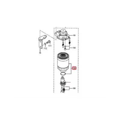 Filtr paliwa MITSUBISHI S4S