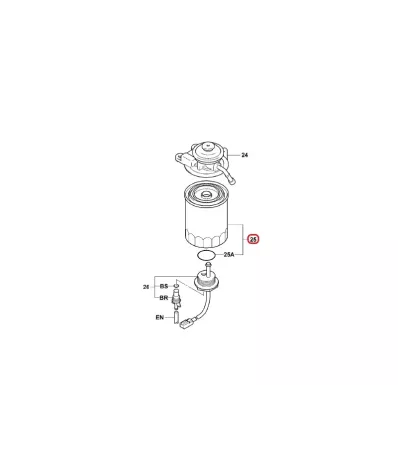 Filtr paliwa TOYOTA (DIESEL) seria: 5/6/7/8