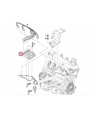 Cewka zapłonowa VOLKSWAGEN BEF