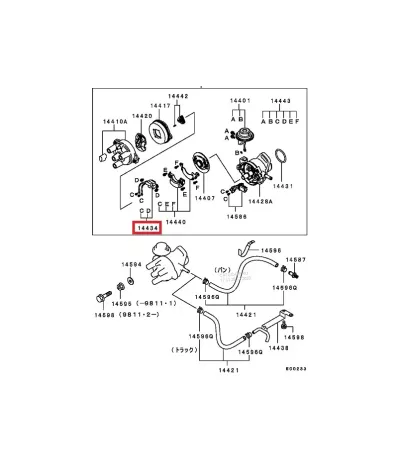 Czujnik Halla (moduł) MITSUBSIHI 4G63 8V