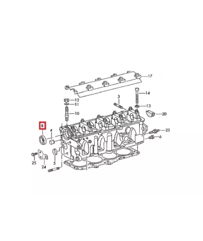 Uszczelniacz wału korbowego (obrotowy) VOLKSWAGEN (VW) ADF