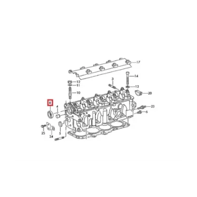 Uszczelniacz wału korbowego (obrotowy) VOLKSWAGEN (VW) ADF