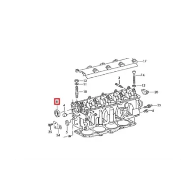 Uszczelniacz wałka rozrządu (obrotowy) VOLKSWAGEN (VW) ADF