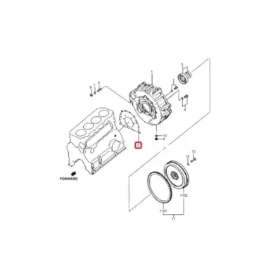 Uszczelka obudowy uszczelniacza MITSUBISHI S4S