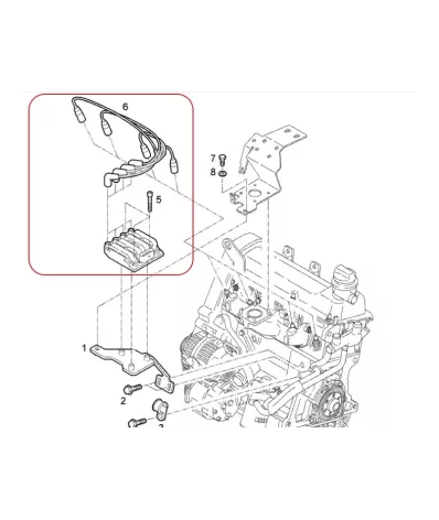 Przewody zapłonowe STILL silnik BEF - TYP A