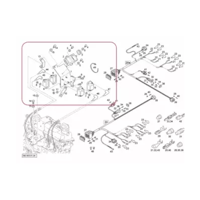 Przewody zapłonowe JUNGHEINRICH silnik BEF