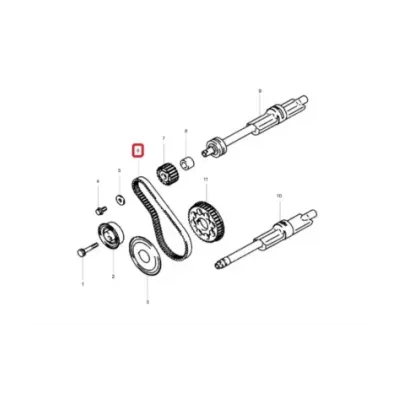 Pasek balansowy MITSUBISHI 4G64 8V