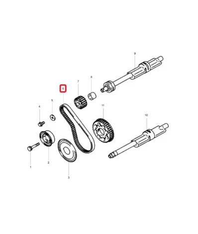 Pasek balansowy MITSUBISHI 4G63 8V