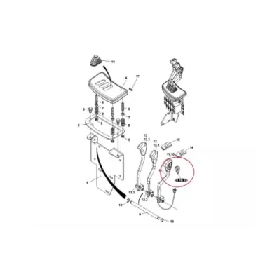 Przełącznik kierunku jazdy (wkład) JUNGHEINRICH