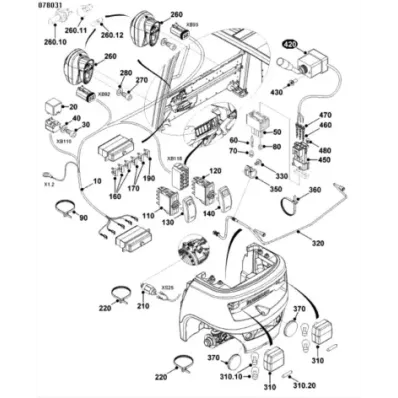 Przełącznik kierunku jazdy (joystick) JUNGHEINRICH