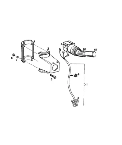 Przełącznik kierunku jazdy (joystick) JUNGHEINRICH
