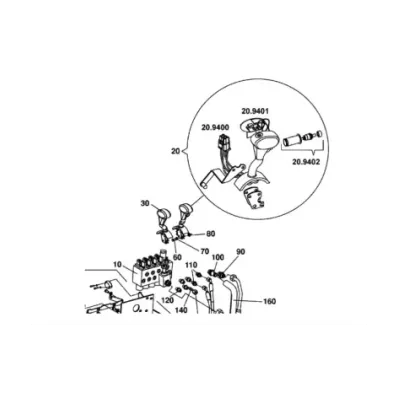 Przełącznik kierunku jazdy (joystick) JUNGHEINRICH