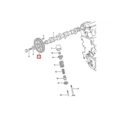 Koło wałka rozrządu VOLKSWAGEN (VW) ADF - STD