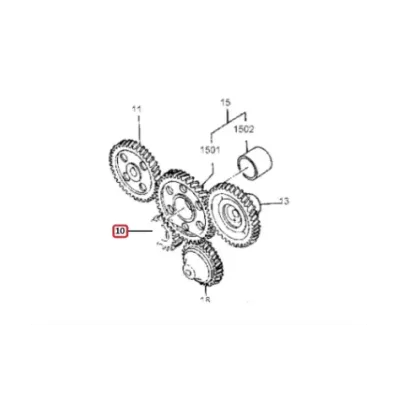 Koło wału korbowego MITSUBISHI S4S