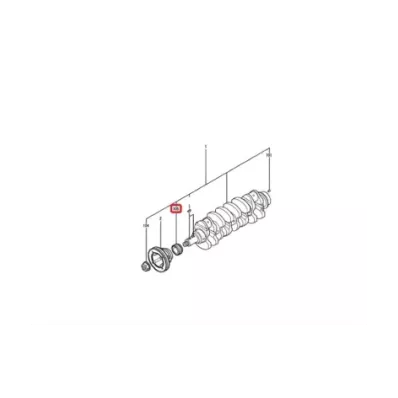 Koło wału korbowego MITSUBISHI S4S-DT