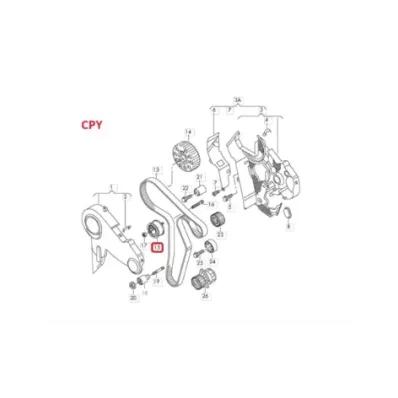 Napinacz paska rozrządu VOLKSWAGEN (VW) CPY