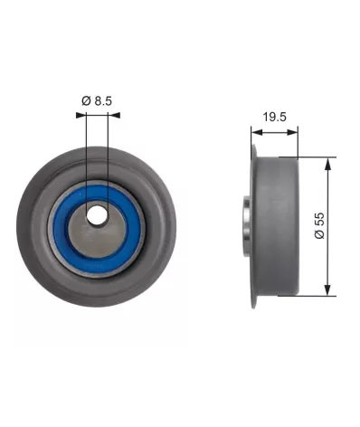 Napinacz paska balansowego MITSUBISHI 4G63 8V (rozrządu)