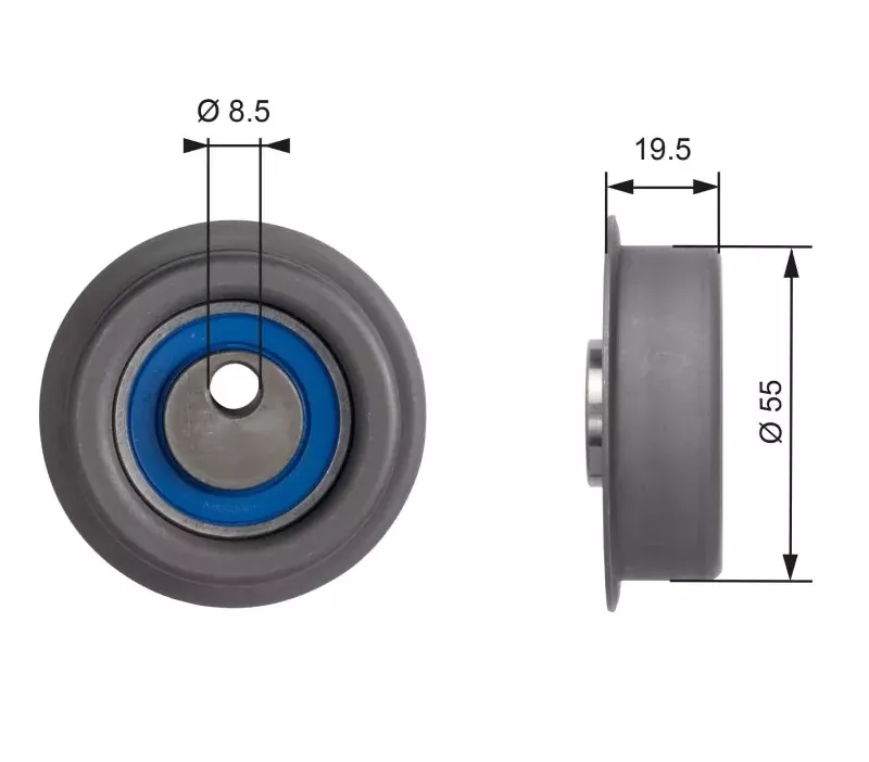 Napinacz paska balansowego MITSUBISHI 4G63 8V (rozrządu)