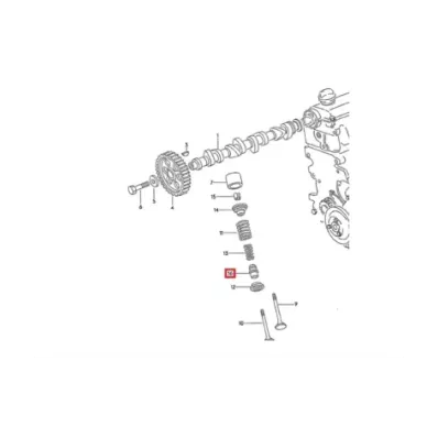 Uszczelniacz zaworu głowicy silnika VOLKSWAGEN (VW) ADF - TYP A