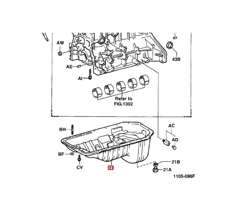 Miska oleju silnika TOYOTA 4Y