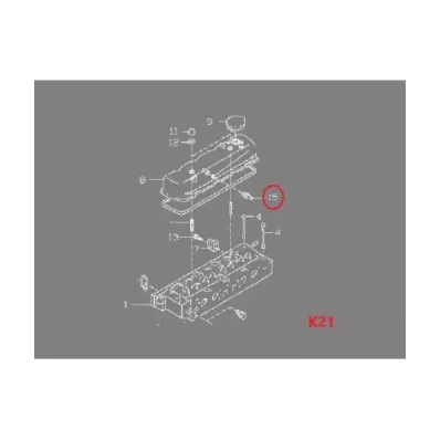 Odpowietrznik (zawór ciśnieniowy PVC) pokrywy zaworów NISSAN K21