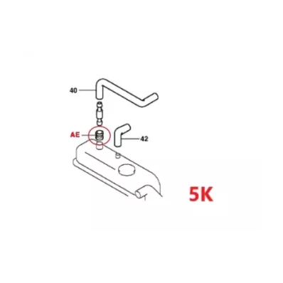Uszczelka odpowietrznika pokrywy zaworów TOYOTA 5K