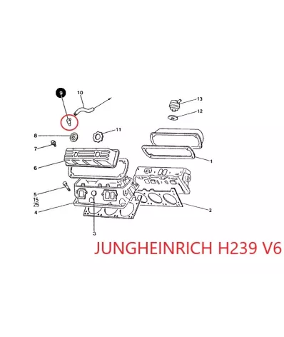 Odpowietrznik pokrywy zaworów CHRYSLER H239 V6