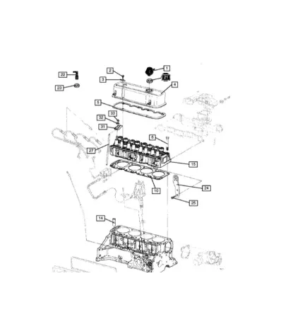 Korek wlewu oleju (odpowietrznik pokrywy) GM 3.0L