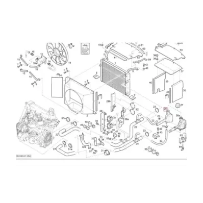 Zbiorniczek wyrównawczy płynu chłodzącego LINDE 393-01 (LPG) - wersja bez czujnika