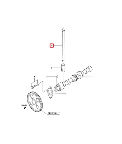Laska popychacza zaworu MITSUBISHI S3L