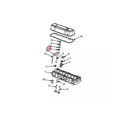 Gniazdo (laski) Laska popychacza zaworu GM 3.0L