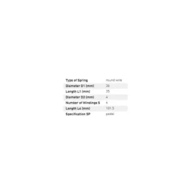 Sprężyna pedału sprzęgła TOYOTA Seria: 5 / 6